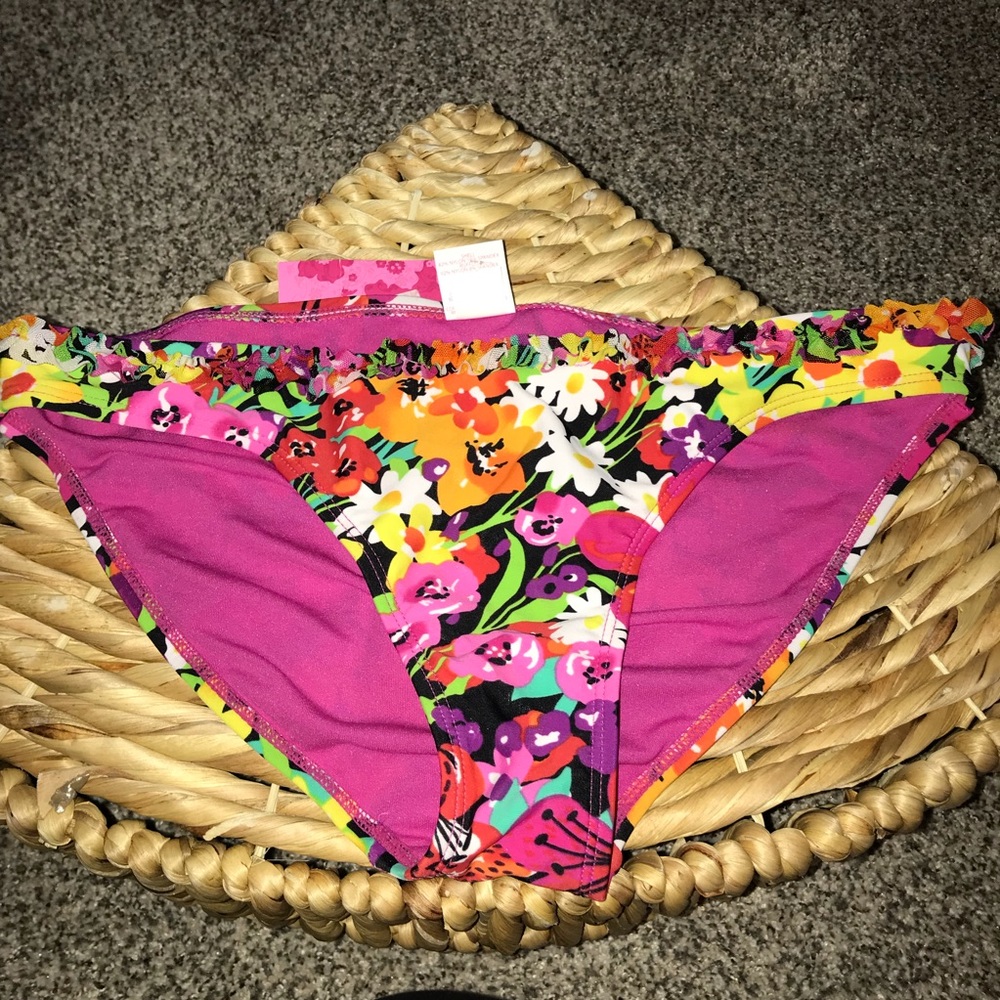 NWT Floral Bikini Bottoms